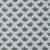 Bedruckter Jersey FAUZY Gletscher / Dunkles Leinen